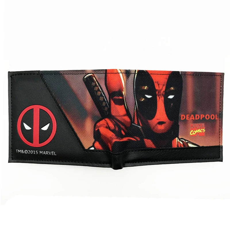 Marvel Comics Deadpool Wallet PVC Short Purse with Coin Pocket Wholesale