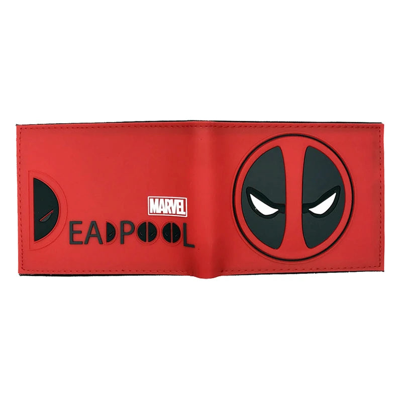 Marvel Comics Deadpool Wallet PVC Short Purse with Coin Pocket Wholesale