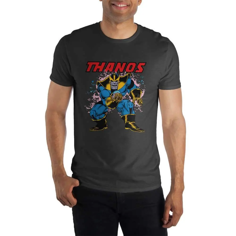 Marvel Comics Thanos Men's Black T-Shirt Tee Shirt