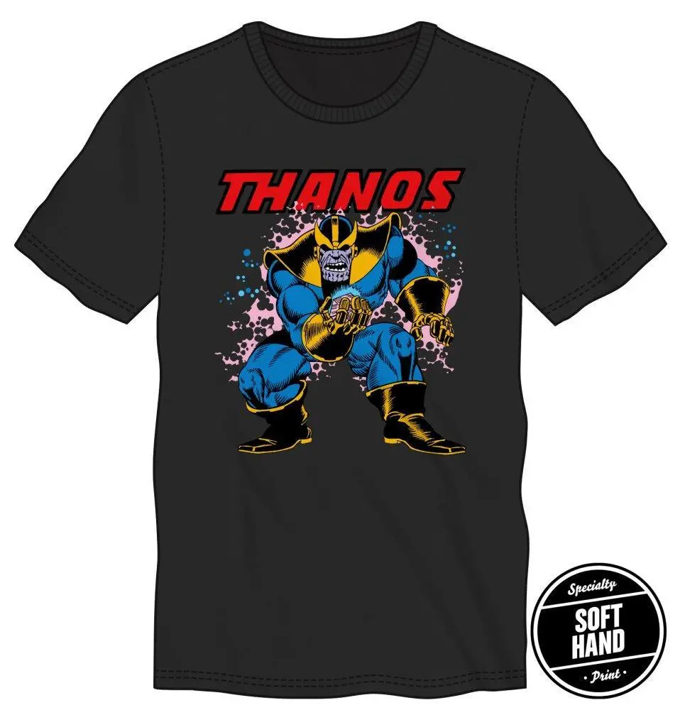 Marvel Comics Thanos Men's Black T-Shirt Tee Shirt