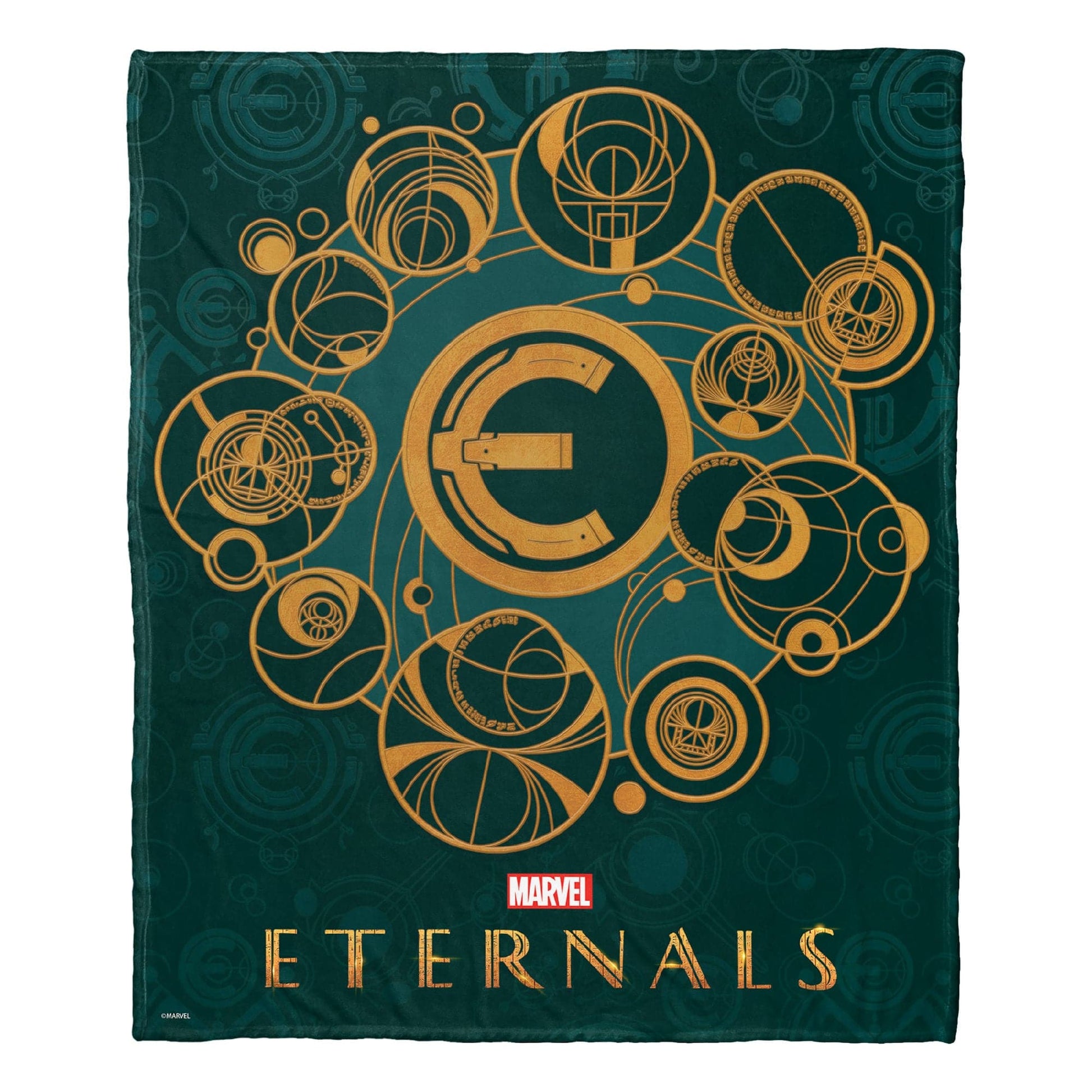 Marvel's Eternals Silk Touch Throw Blanket, 50" x 60", Golden Emblem