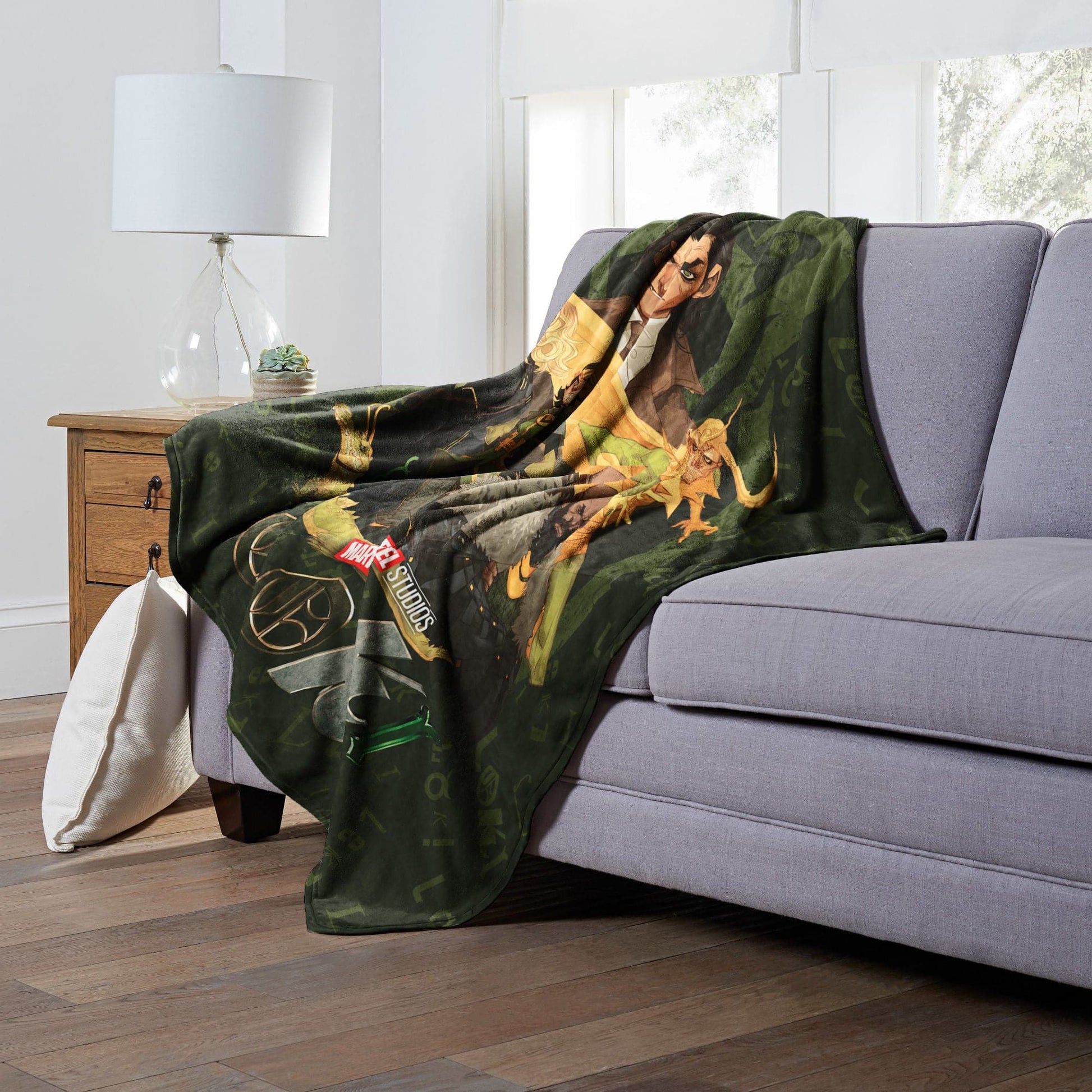 Marvel's Loki Silk Touch Throw Blanket, 50" x 60", Loki Crew