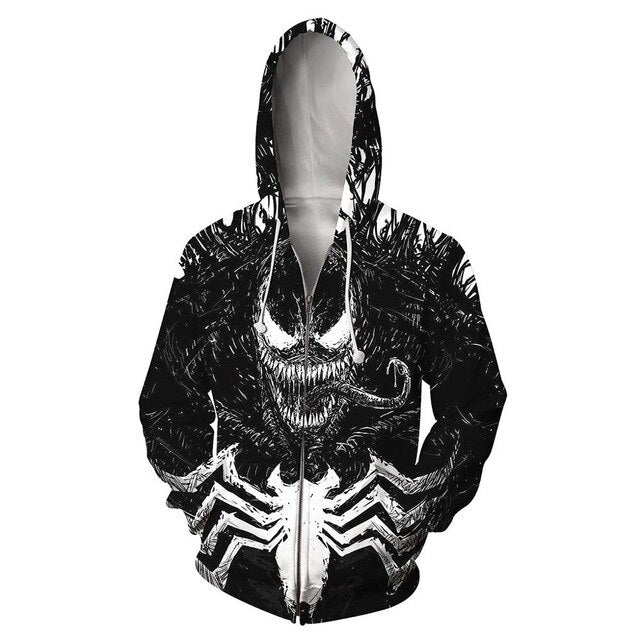 Marvel Superhero Flash Movie Endgame 3D Print Hoodies Sweatshirt Captain America Zipper Coat Jacket Men Women Cosplay Costume