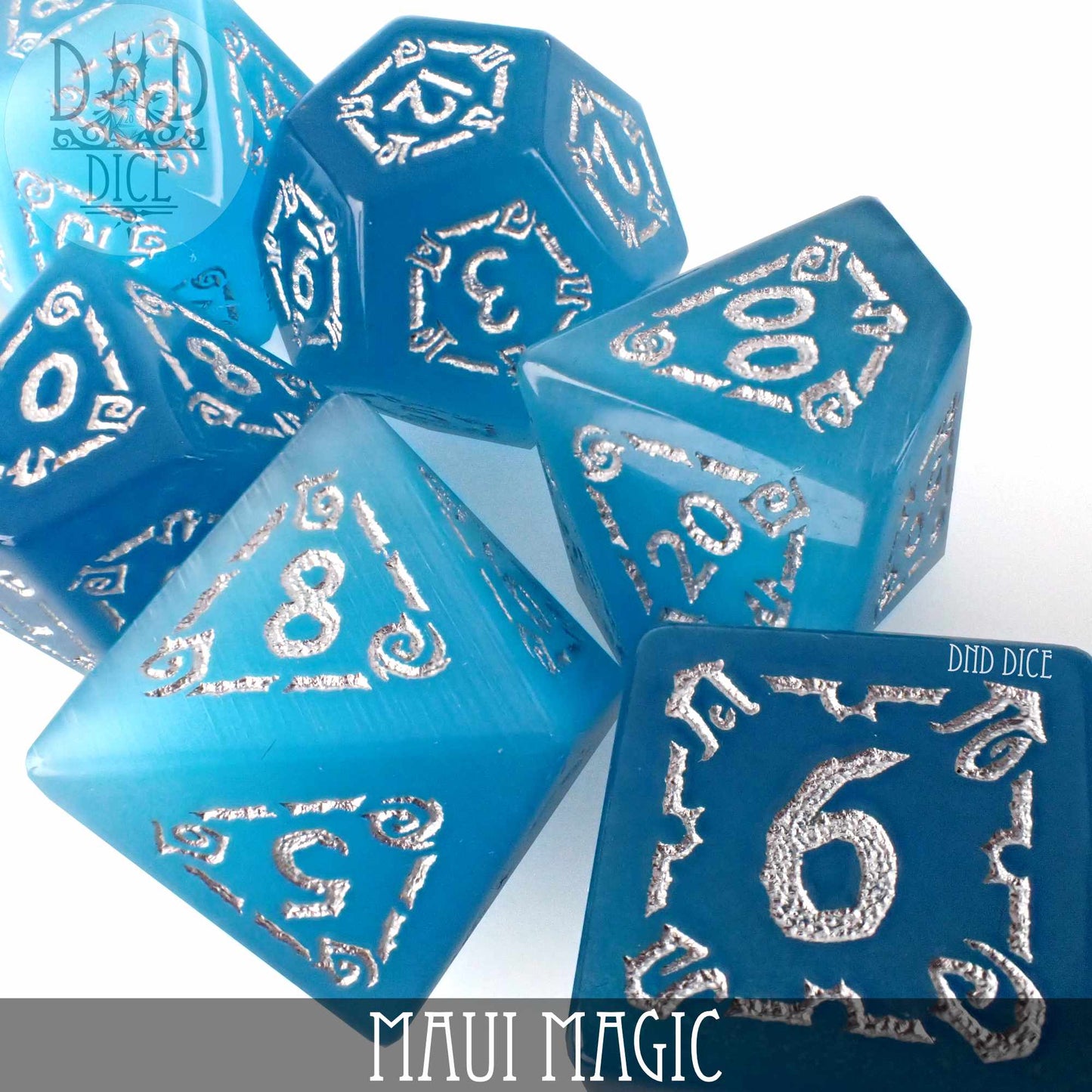 Maui Magic Cat's Eye Dice Set (Gift Box)