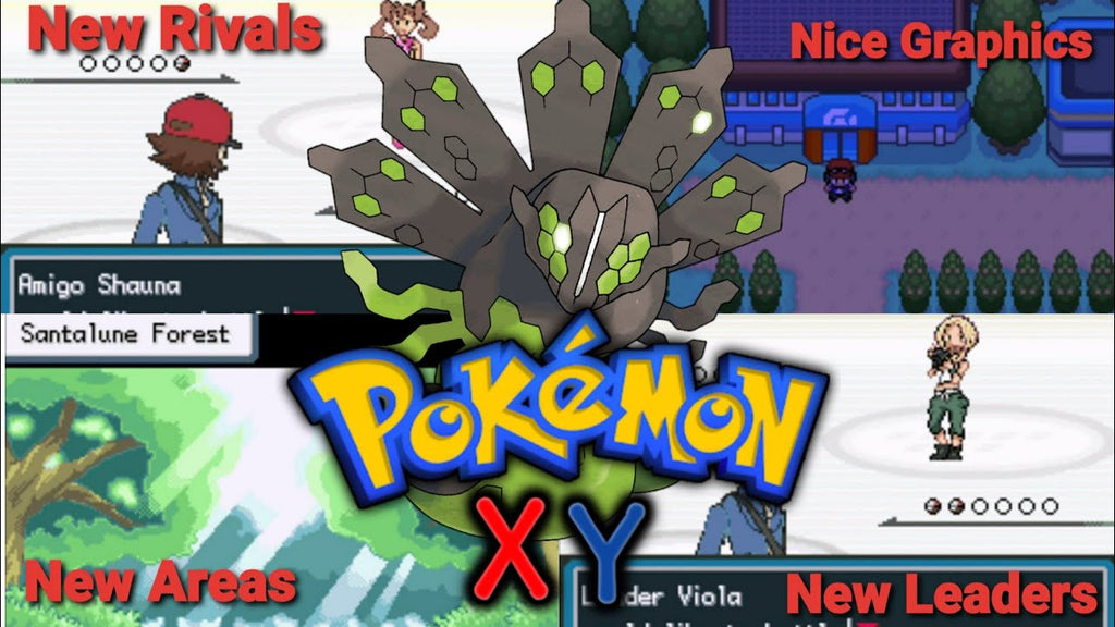 Pokemon X & Y GBA ROM Hack Video Game Custom Gameboy Advance