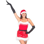Mean Girls Jingle Bell Santa Claus Halloween Costume Set - S