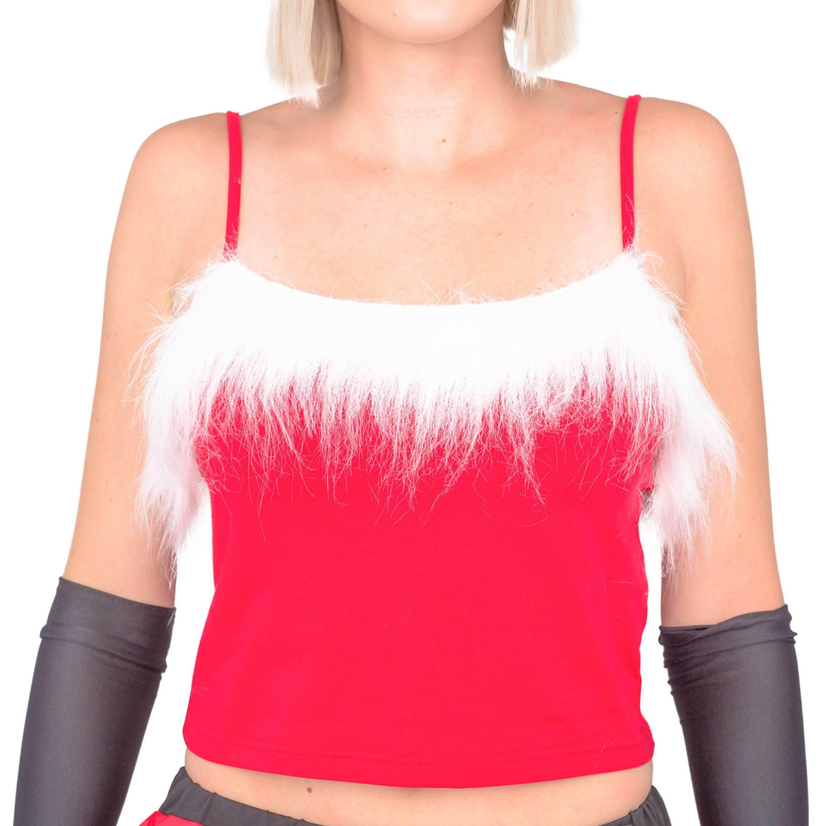 Mean Girls Jingle Bell Santa Claus Halloween Costume Set - S