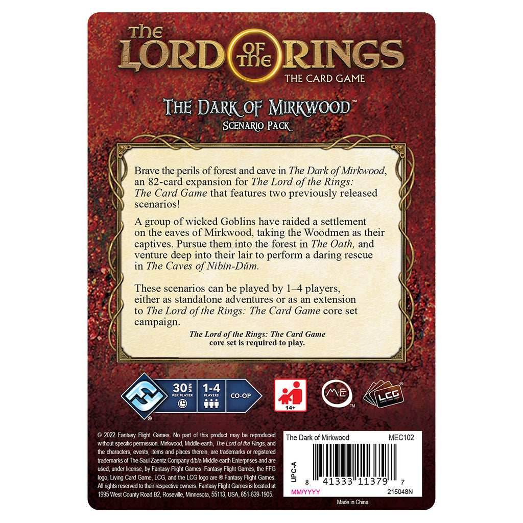 The Lord of the Rings LCG: The Dark of Mirkwood - 