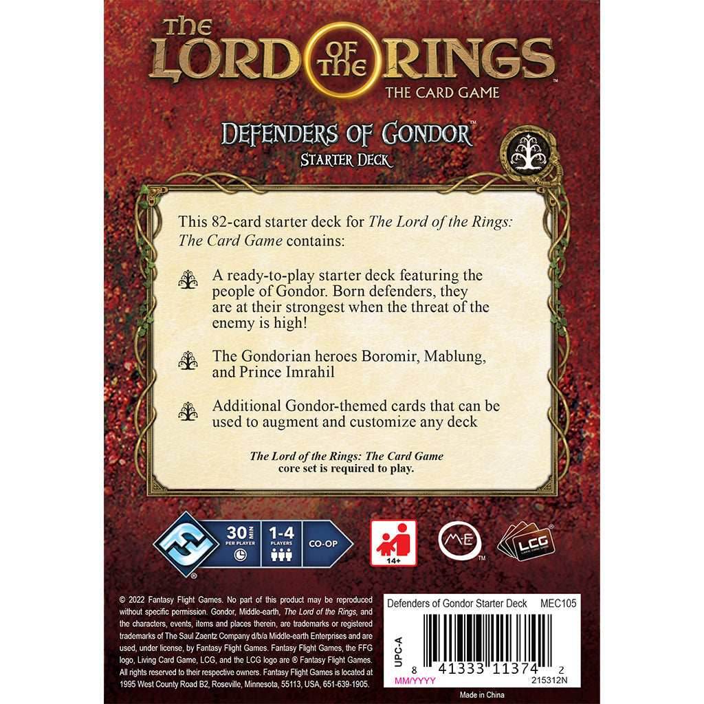 Lord of the Rings LCG: Defenders of Gondor Starter Deck - 