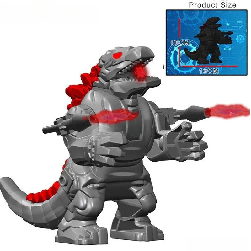 Mecha Godzilla Big Size Kaiju Lego Minifigures Custom Toys