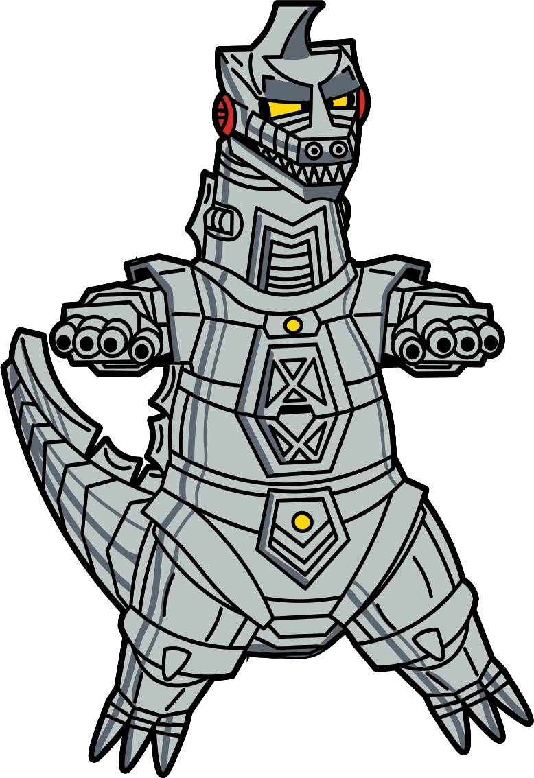 Mechagodzilla Showa Era AR Pin