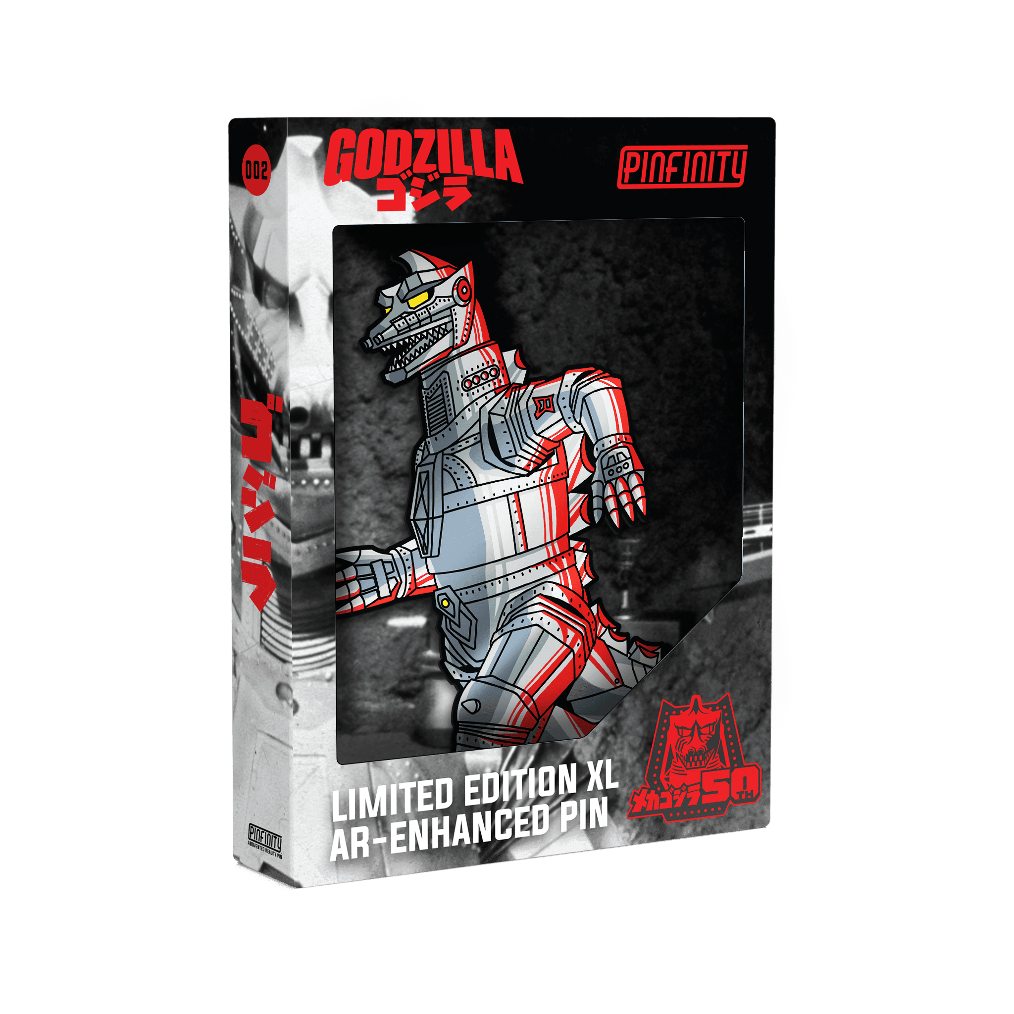 Mechagodzilla XL AR Pin (Showa Era) - 