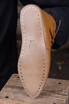 Medieval Half Boots Adelhelm Light Brown