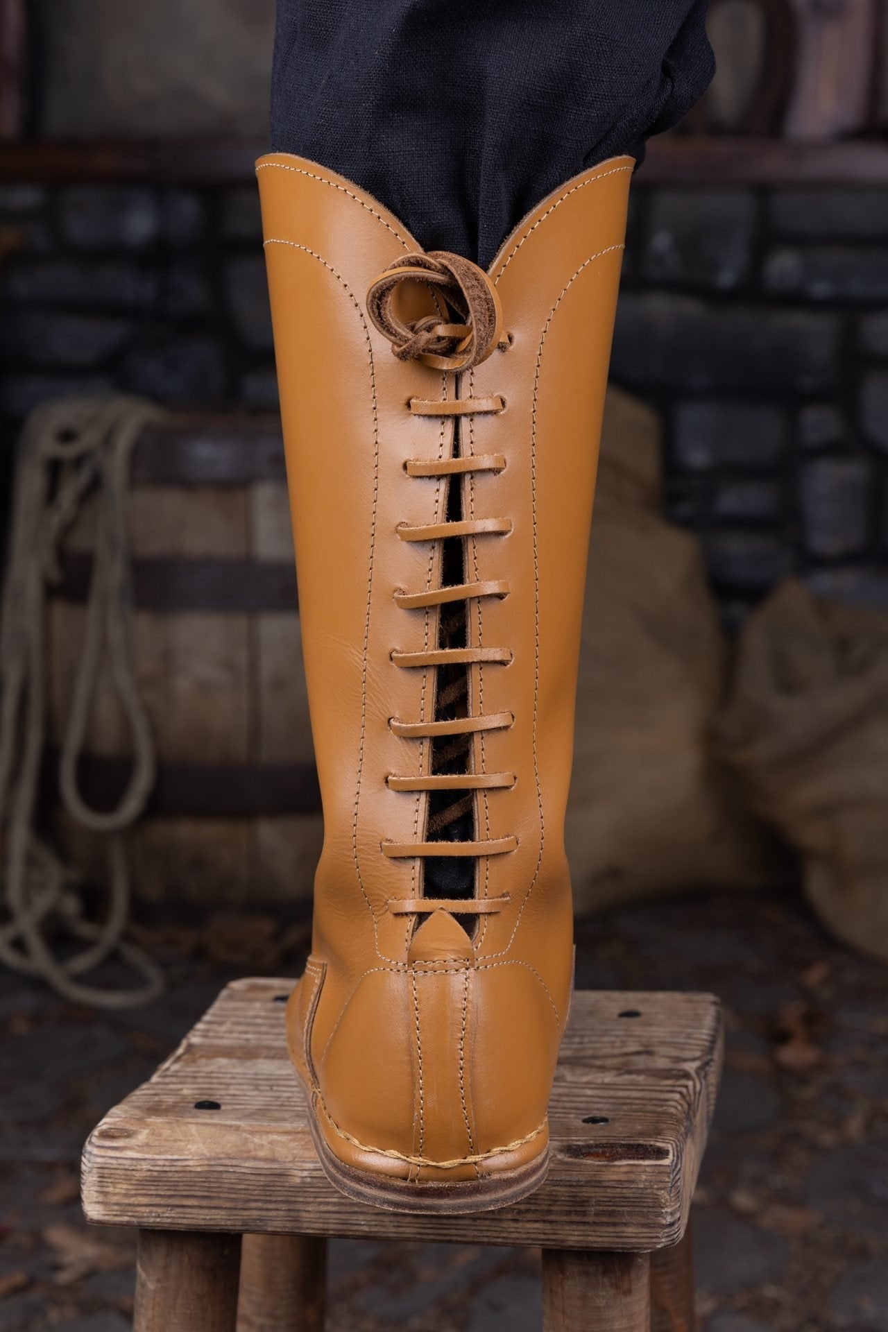 Medieval Boots Emmerich Light Brown