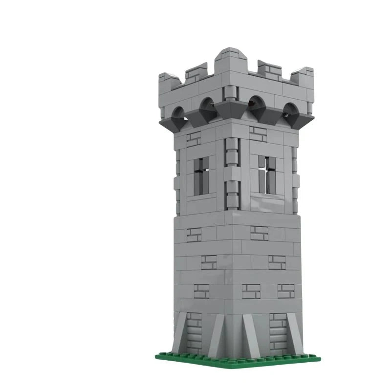 Medieval Castle Architecture MOC Bricks Fan Uys Modular Castle Street View Model DIY Puzzle Adults Toy Gi