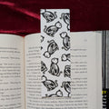 Medieval Cat Skeleton Bookmark Paper Keepsake for Readers