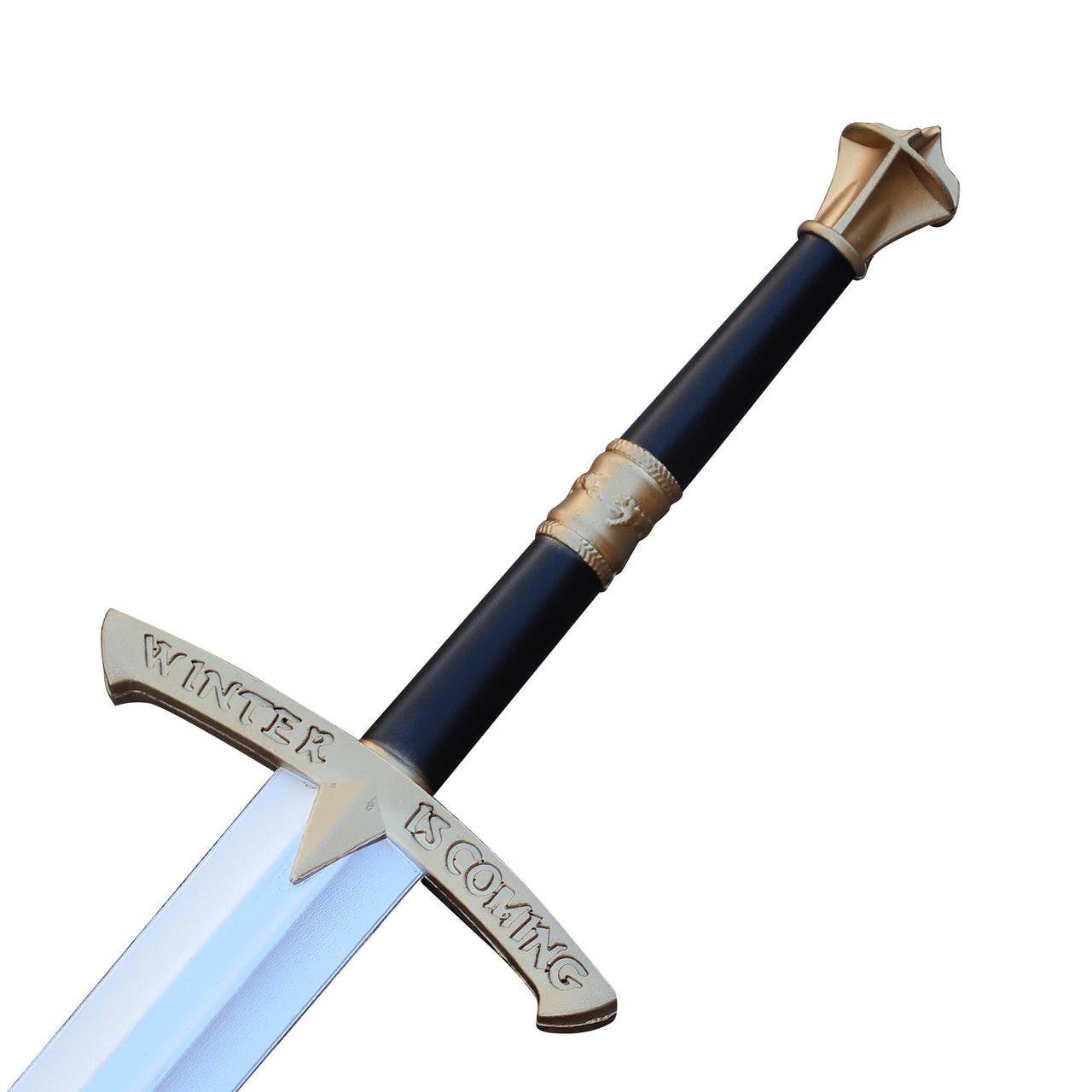 Medieval Gold Winter Foam LARP Costume Cosplay Replica Sword