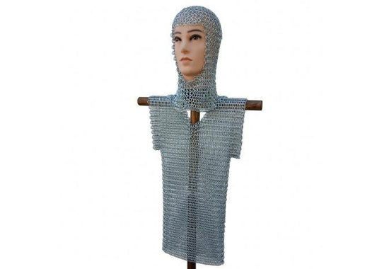 Medieval Half Sleeve Child Haubergeon Chainmail