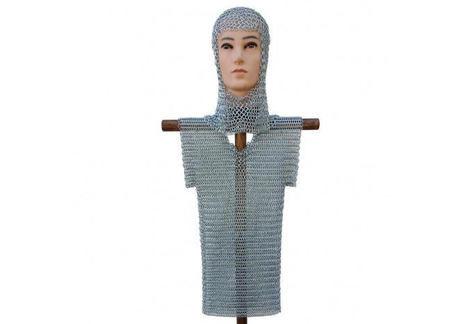 Medieval Half Sleeve Child Haubergeon Chainmail