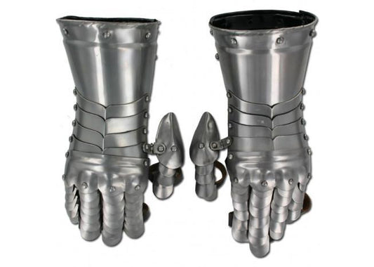 Medieval Knight Gauntlets Functional Armor Gloves +1