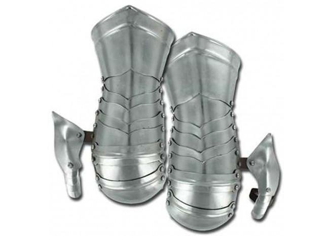 Medieval Knights Forged Mitten Cuff Gauntlet Set