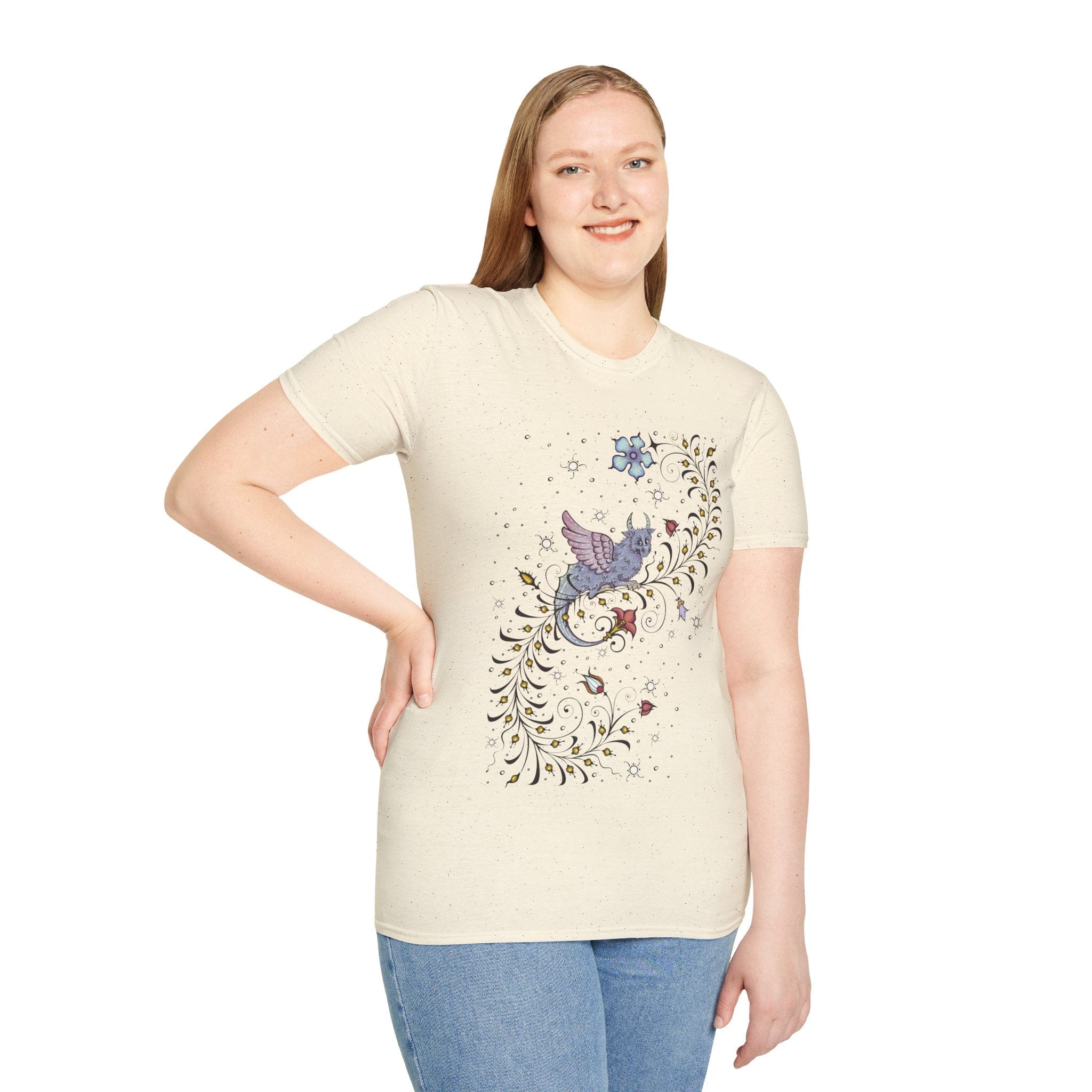 Medieval Manuscript Dragon Shirt