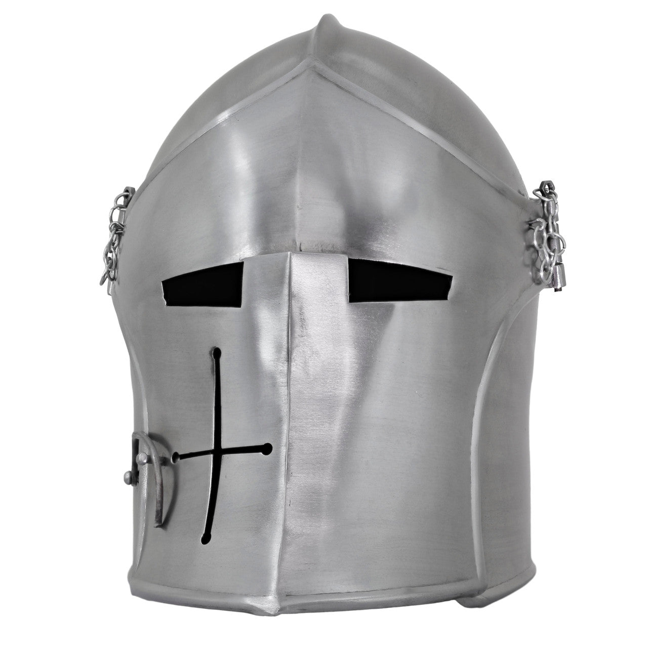 Medieval Marvel Italian Inspired Visored Barbuta Helmet cast night sight 3 times per Week