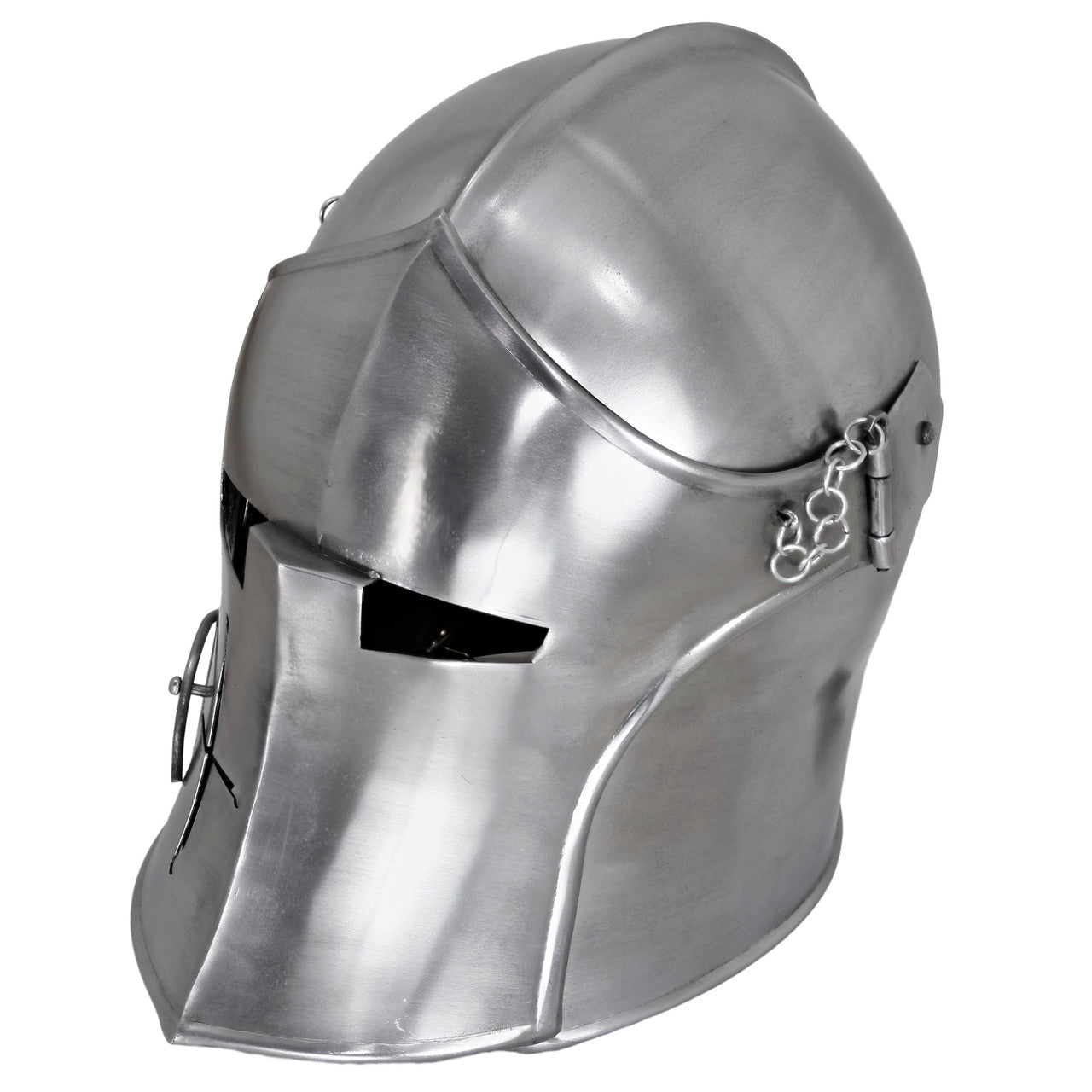 Medieval Marvel Italian Inspired Visored Barbuta Helmet cast night sight 3 times per Week