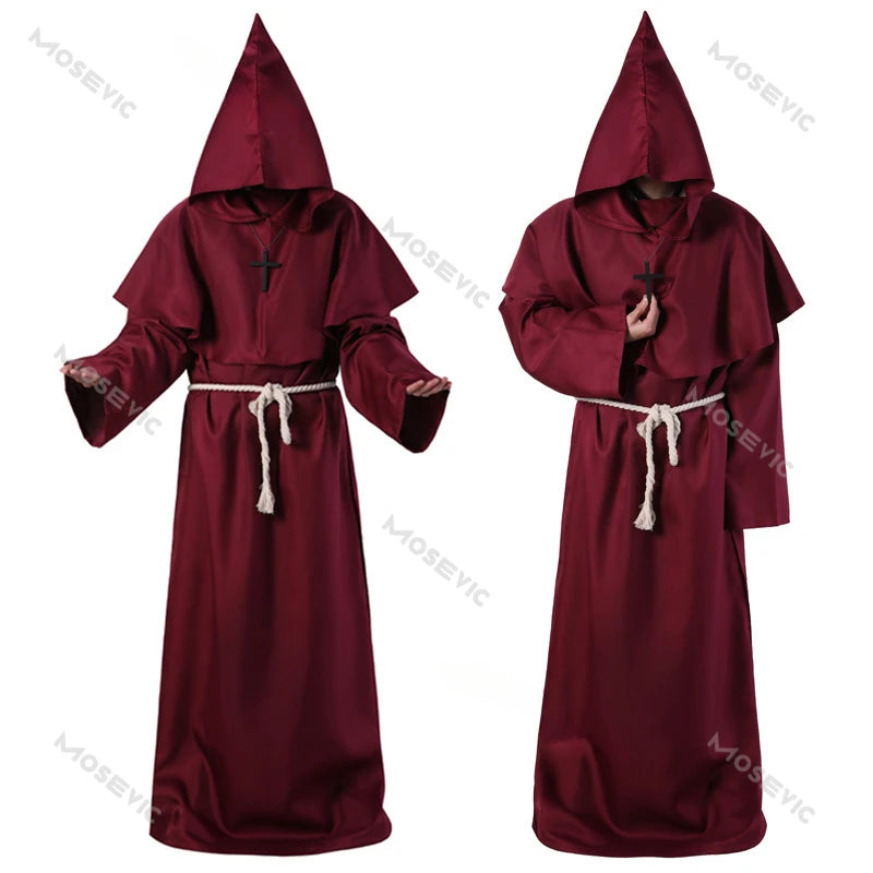 Medieval Monk Robes Monk Costumes Wizard Costumes Priest Costumes Cosplay