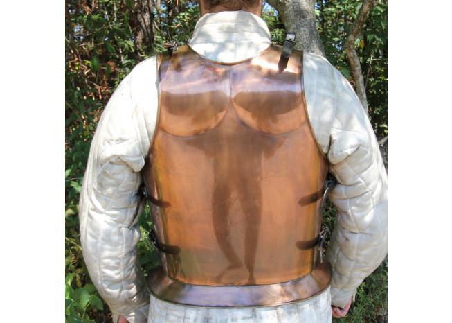 Medieval Roman Greek Muscle Body Armor Cuirass Brass Finish