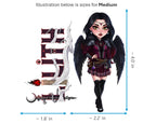 Lilith Sticker and Magnet - Queen of the Night Biblikins™ – Primordial Figure of Folklore | Waterproof & UV-Proof - Sticker / Medium