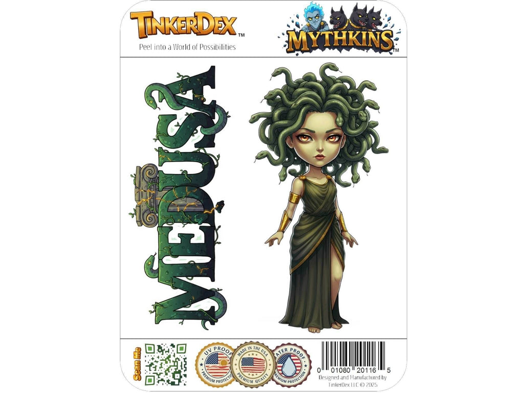 Medusa Sticker and Magnet - Daughter of Phorcys Mythkins™ | Waterproof & UV-Proof - Sticker / Mini
