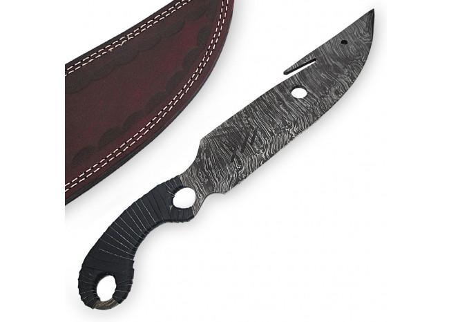 Melee Hunter Damascus Steel Fixed Blade Knife