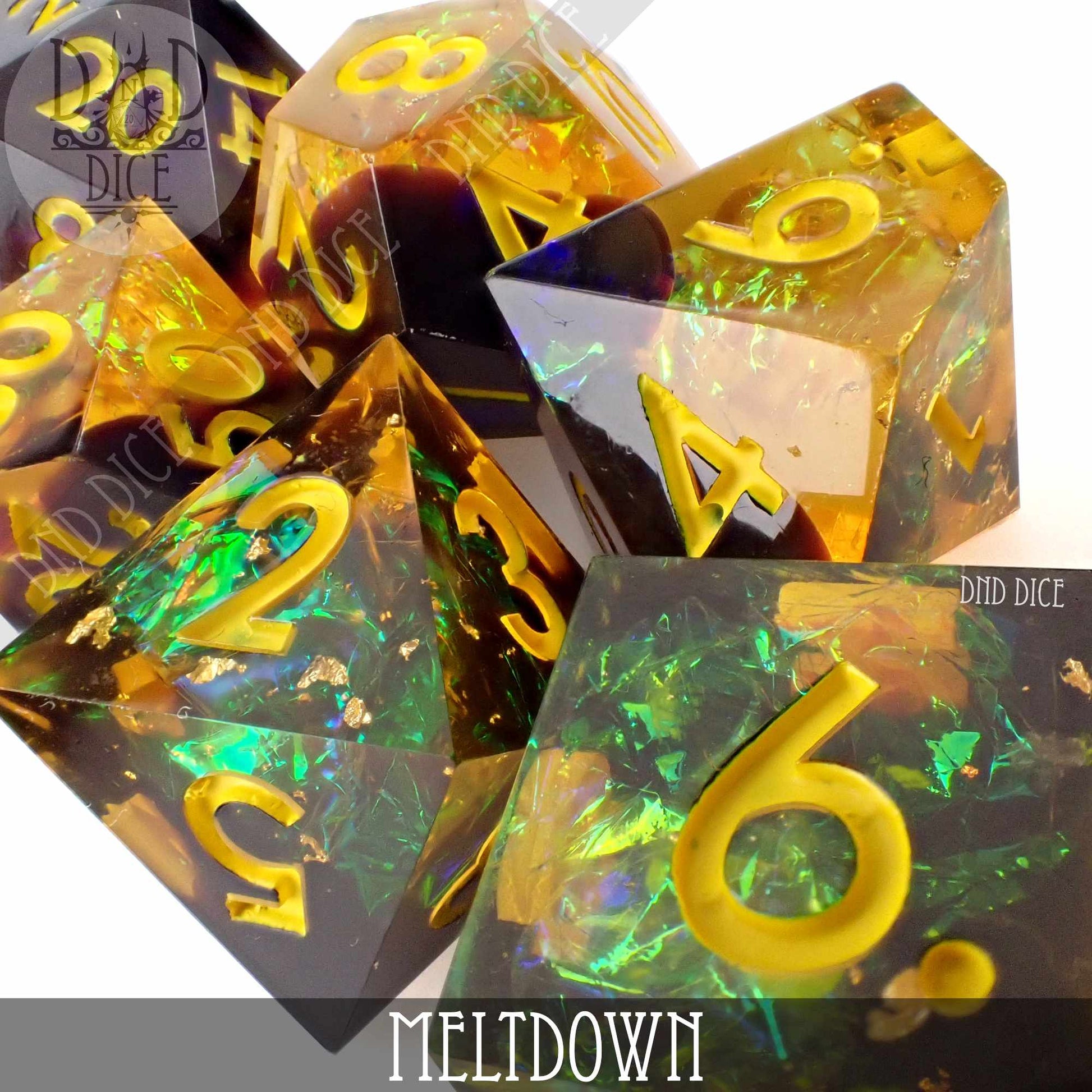 Meltdown Handmade Dice Set