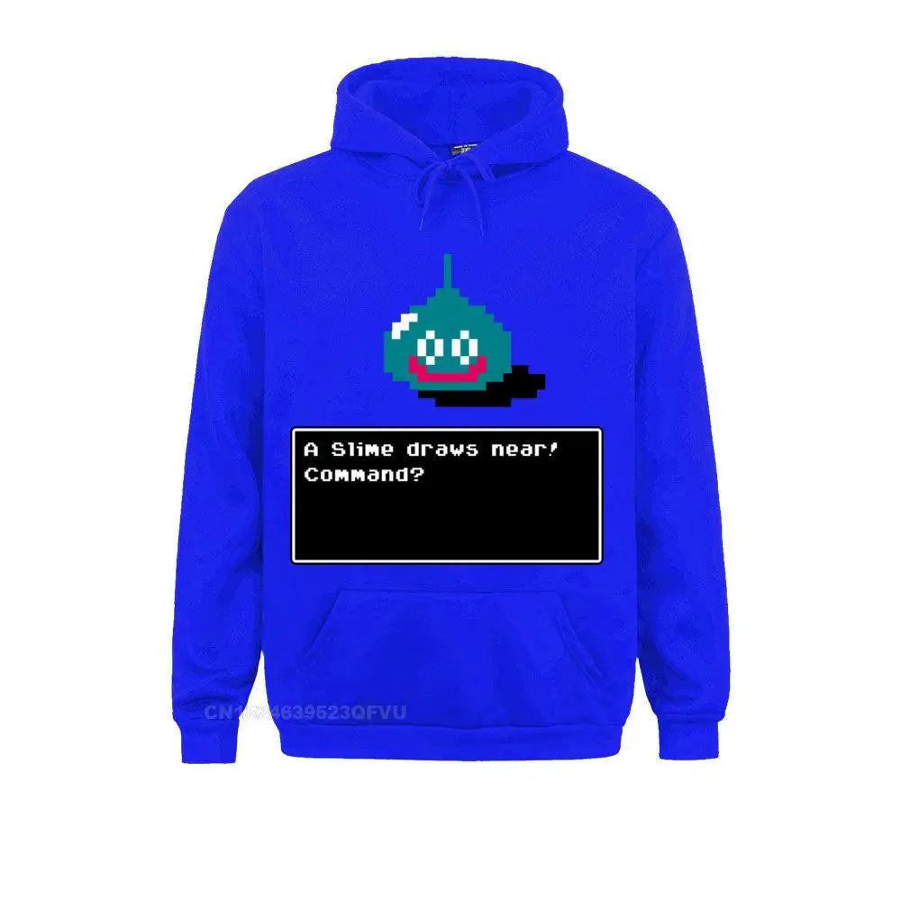 Men's Hoodie A Slime Draws Near Dragon Quest Women Funny Cotton Xi Rpg Game Toriyama Games Warrior