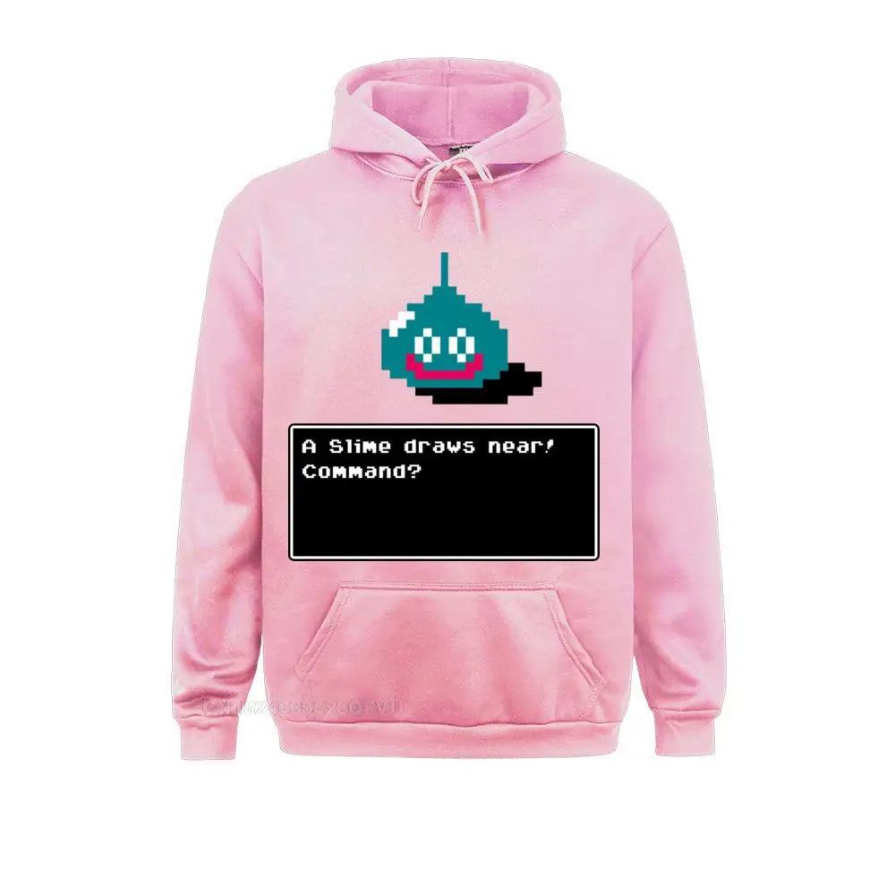 Men's Hoodie A Slime Draws Near Dragon Quest Women Funny Cotton Xi Rpg Game Toriyama Games Warrior