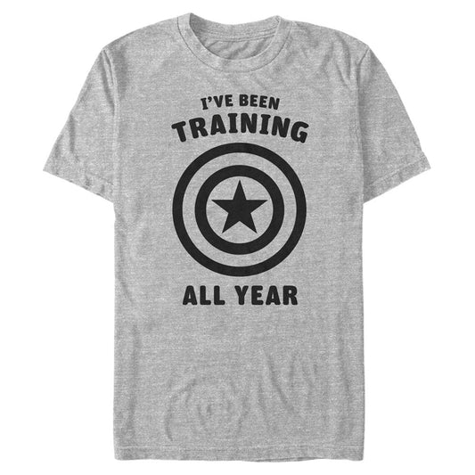 Men's Marvel Cap Training Symbol T-Shirt