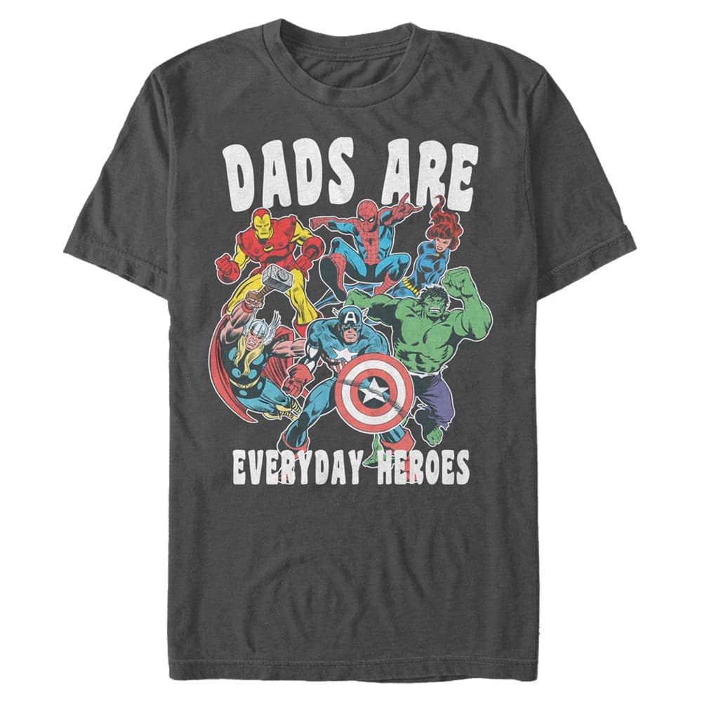 Men's Marvel Comics Dad Heroes T-Shirt