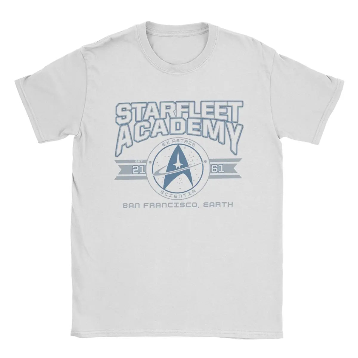 Men's T-Shirt Stars Treks Starfleet Academy Earth Creative Pure Cotton Tee Shirt Short Sleeve T Shirts O Neck Tops Printing