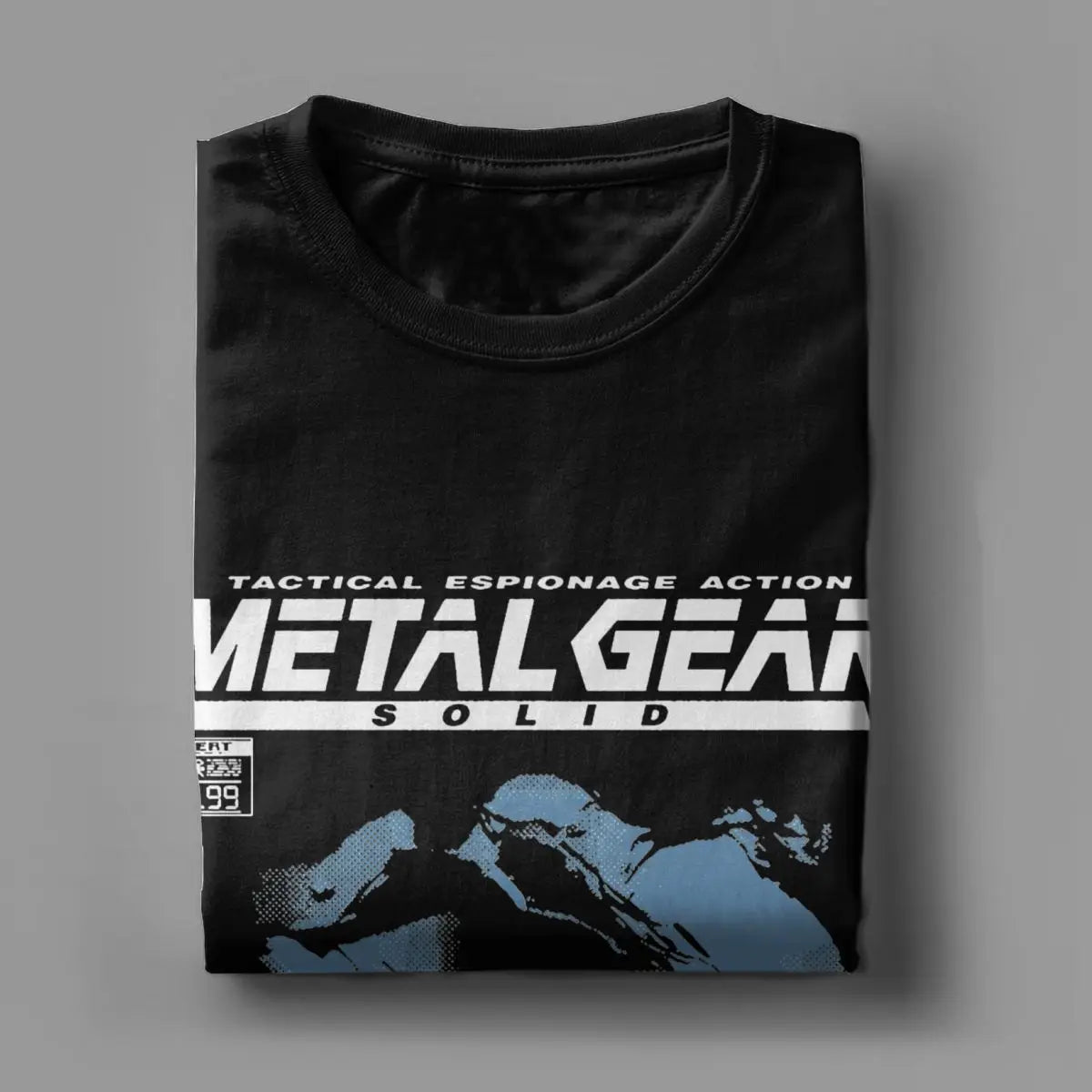 Men Women MGS1 Solid Snake Game T Shirt Metal Gear Cotton Tops Funny Short Sleeve O Neck Tees Classic T-Shirts