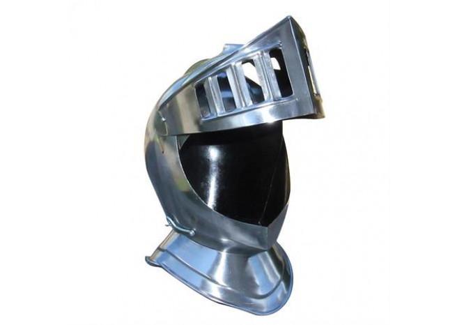 Mens Closed Knight Armour Helmet