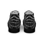 Spider Web Men’s High Top Canvas Shoes - 5