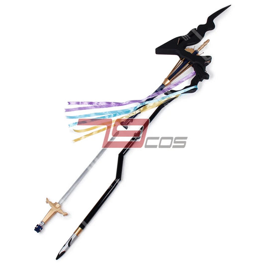 Merlin Fate Grand Order Dharma Staff  Exquisite Weapon  Cosplay Props Halloween Christmas Fancy Party Costume Accessories