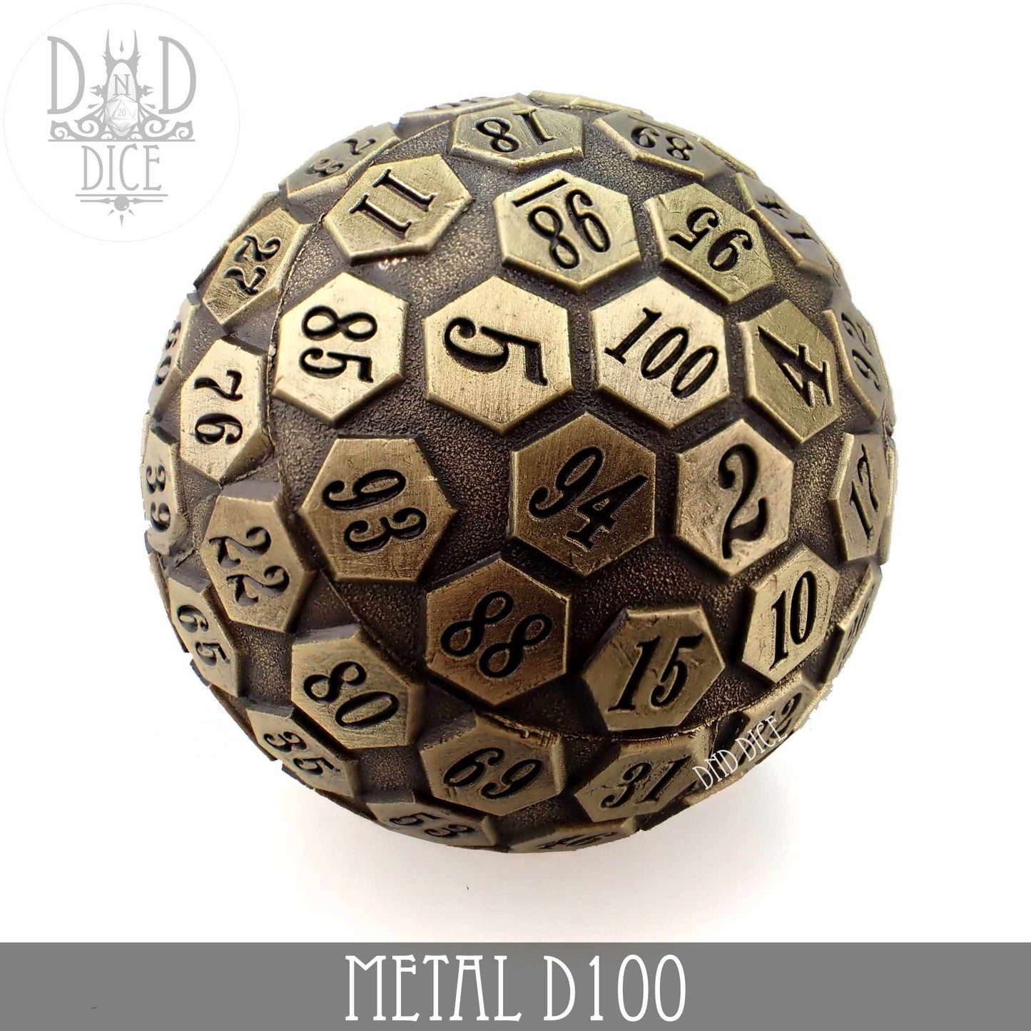 Metal D100 (4 Colors) - Brass