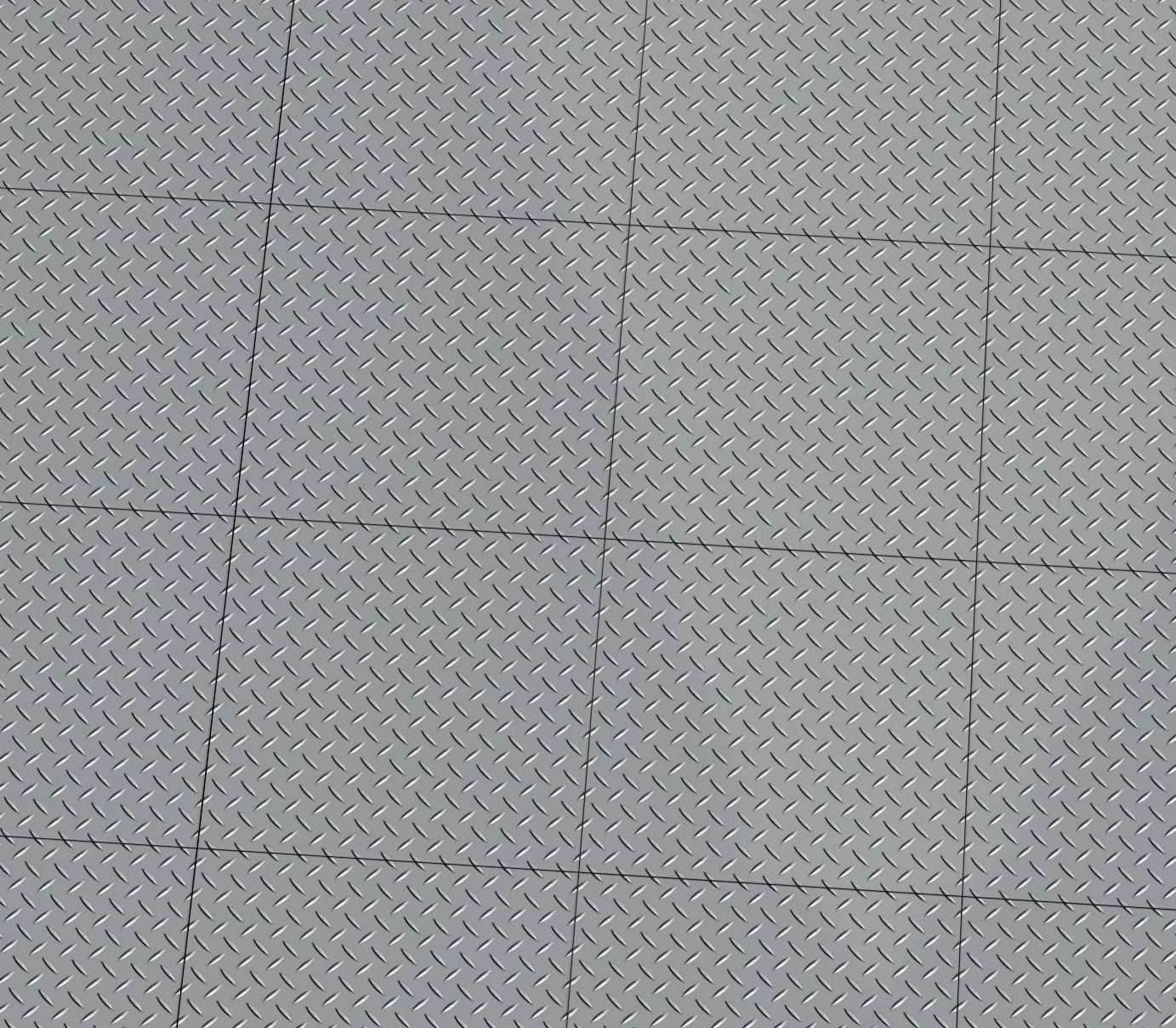 Industrial (Metal) Flooring - Custom Printed 6x6 Tile for LEGO MOCs, B3 Customs - 