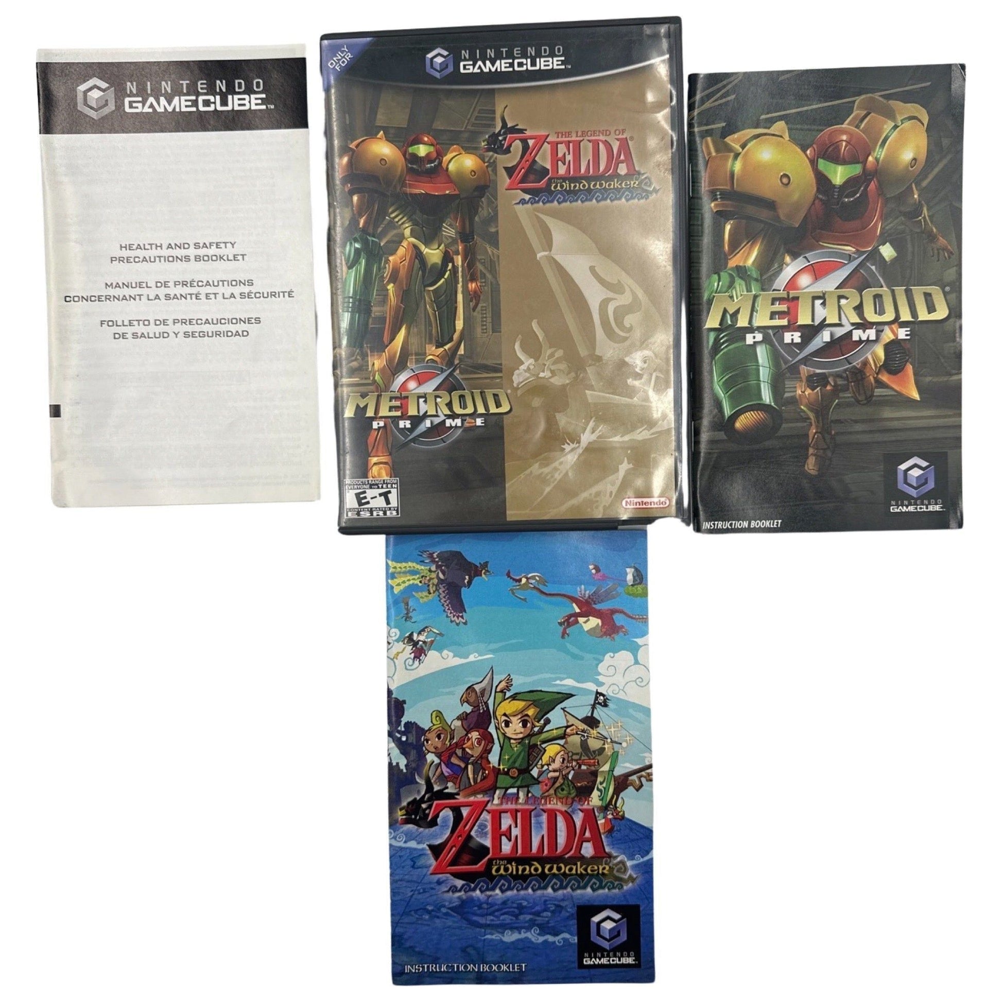 Metroid Prime & Zelda Wind Waker Combo (RARE-CIB) - Nintendo GameCube