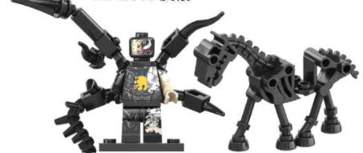 Symbiote Beast Custom Minifig