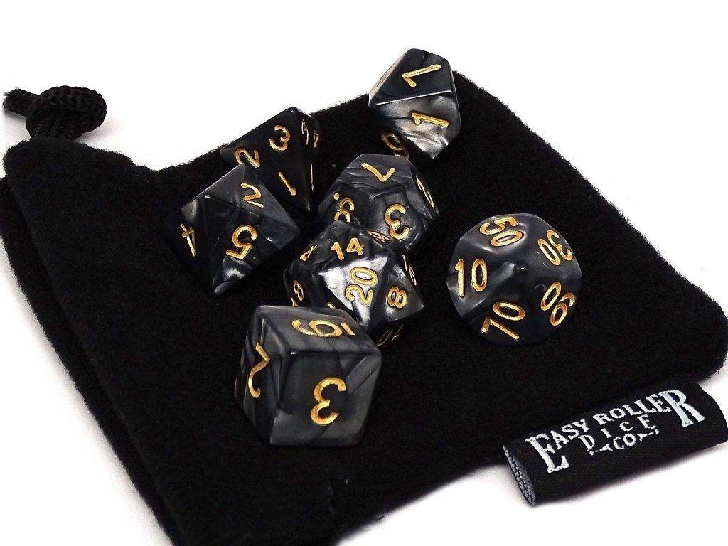 Midnight Marble - 7 Piece Set - 