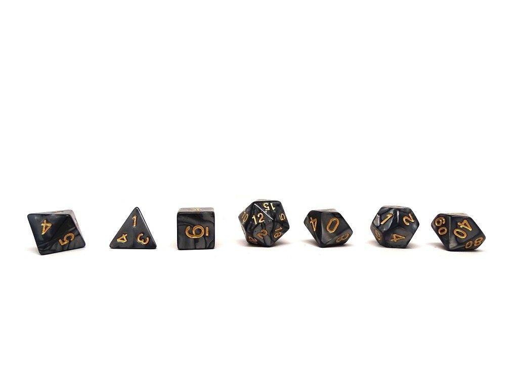 Midnight Marble - 7 Piece Set - 