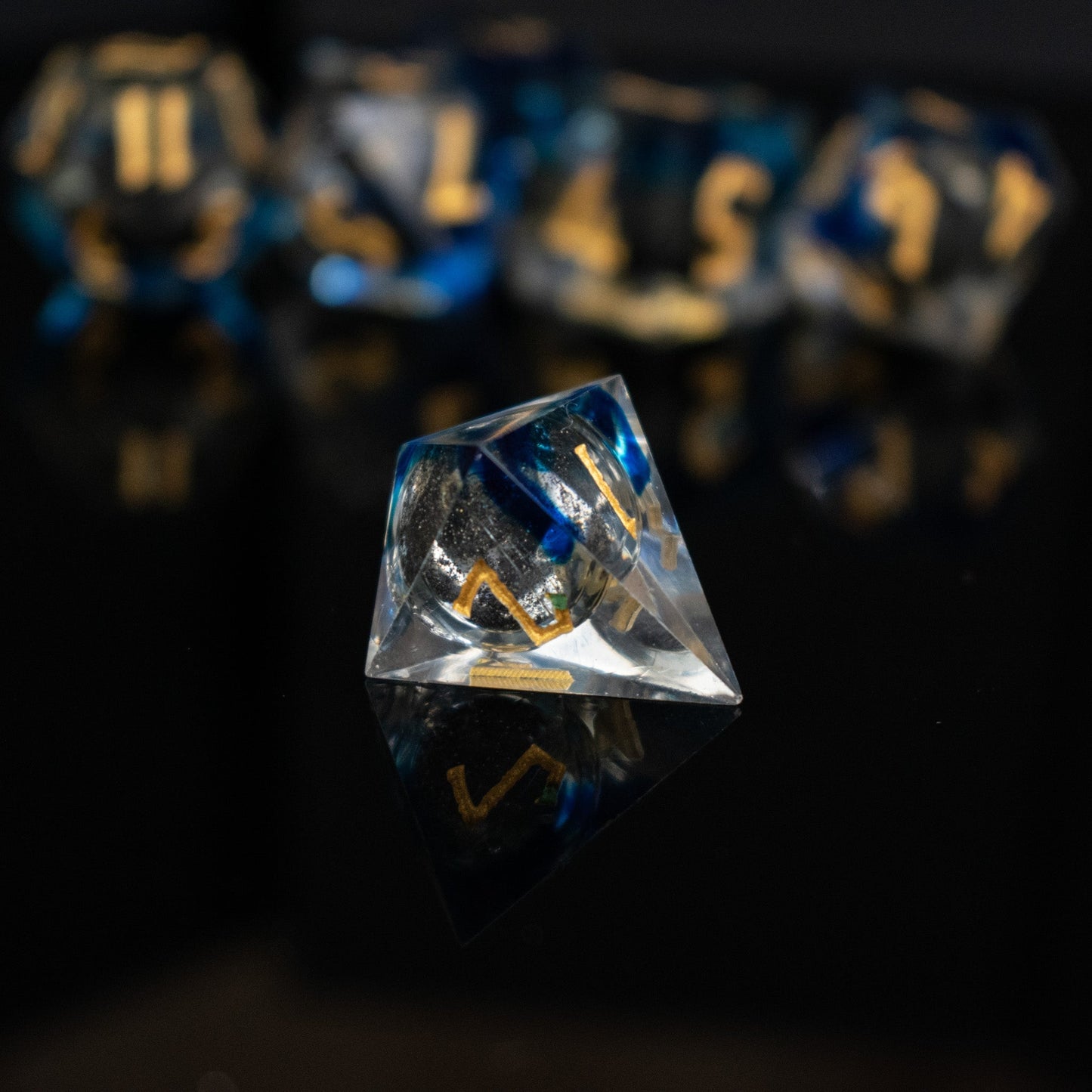 Midnight Sky Liquid Core Dice Set